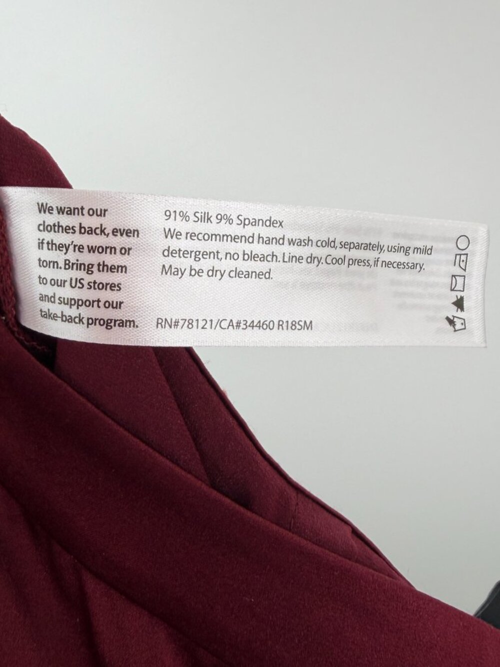 Eileen Fisher Silk Midi Skirt, Sz 0 - Picture 6 of 6